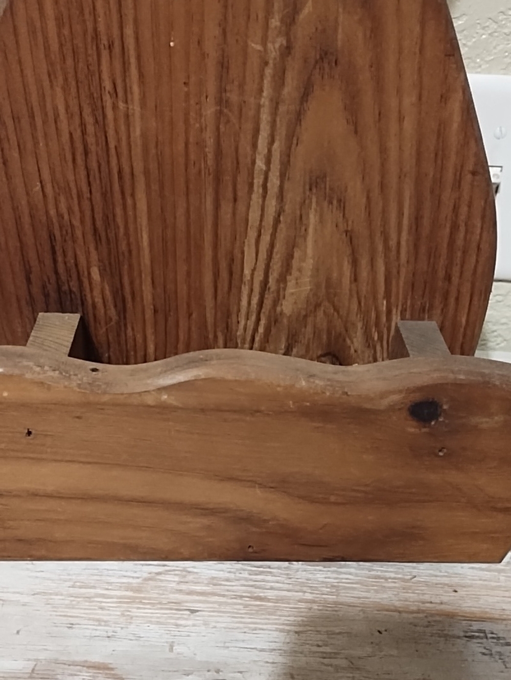 Wooden Decorative Pitcher Stand - Brown - Picture 4 of 12